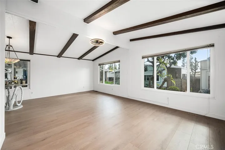 Features vinyl floors & Dual paned windows throughout