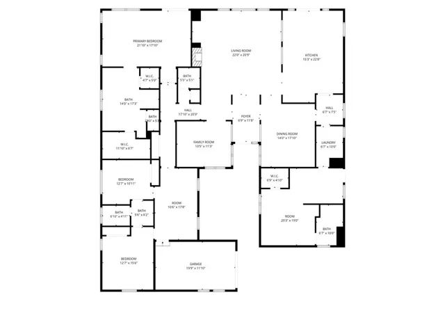 Floorplan with measurements