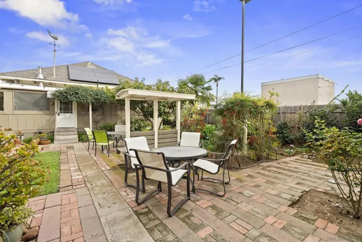 Patio area