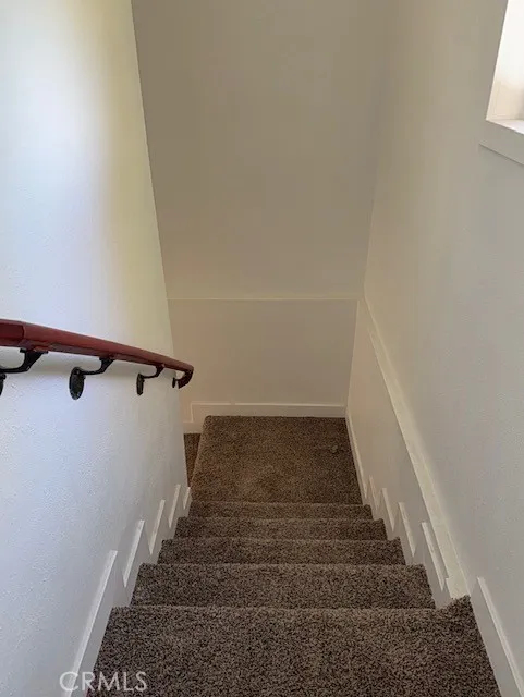 upward view of stairs for 2nd floor