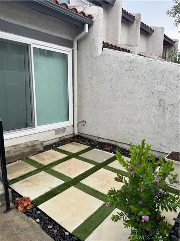 Pation with new sliding door