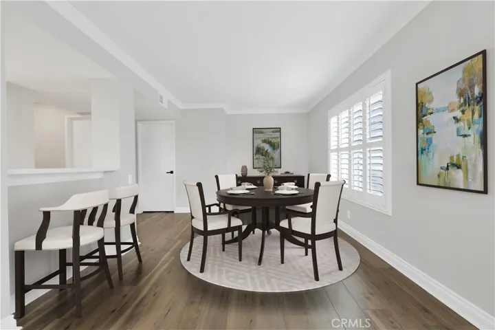 virtualy staged bar/multipurpose room