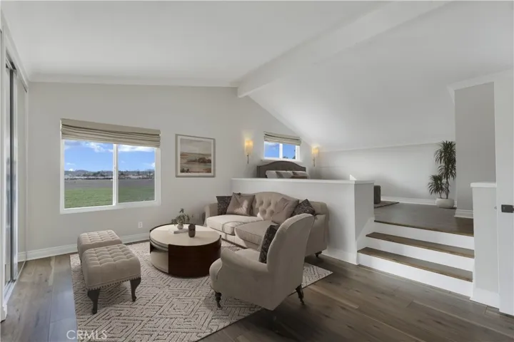 virtually staged primary suite