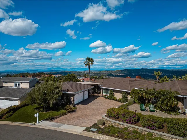 Panoramic views surround the home
