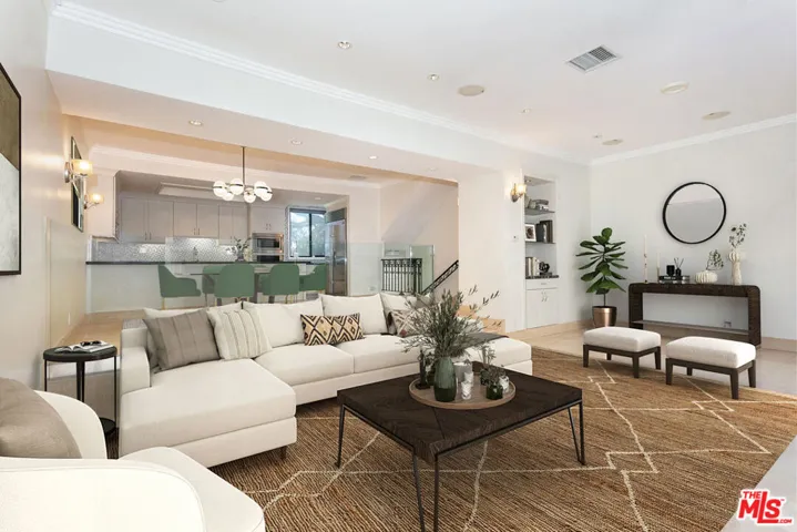 Living Room - virtually staged