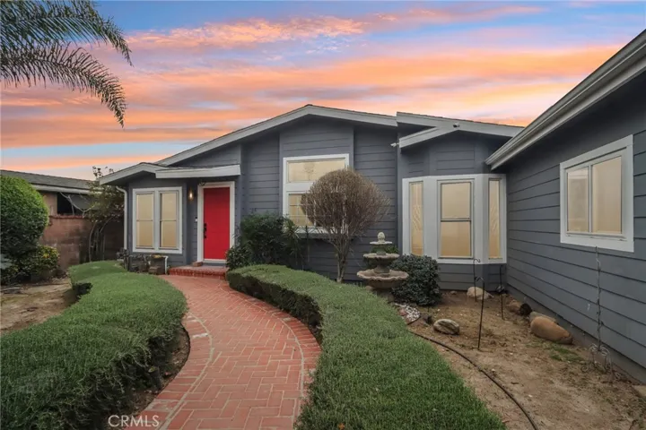 Virtual twilight - front single family residence