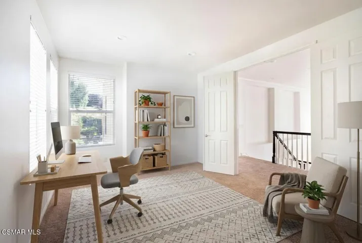 Upstairs Office Virtually Staged