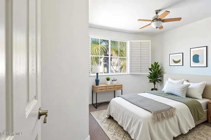 Upstairs Bedroom Staged