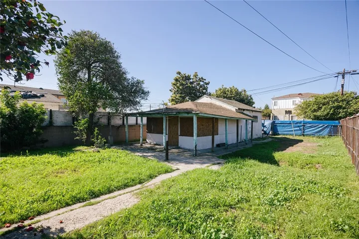 Backyard and garage extension