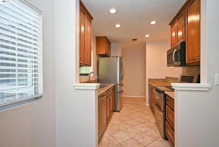Kitchen from the dining area