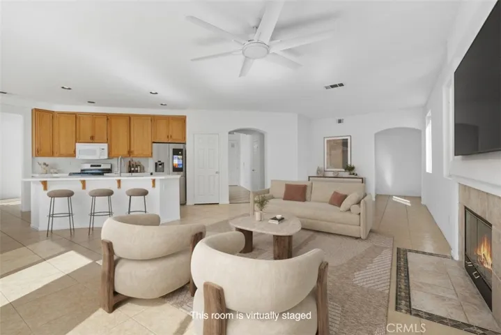This space has been virtually staged