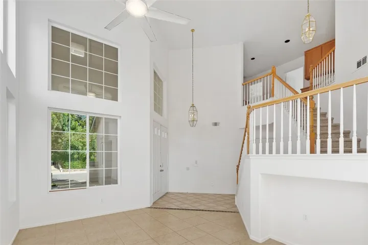Foyer Opens To the Living Room