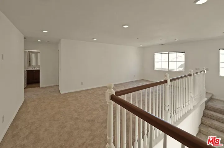 spacious family room upstairs
