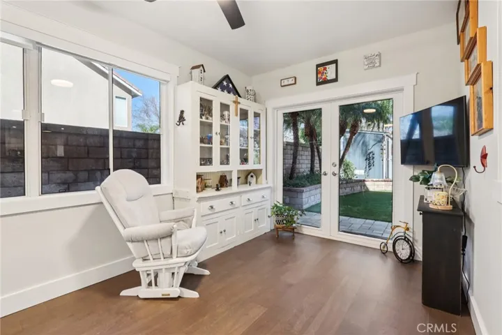 Versatile bonus room with direct outdoor access