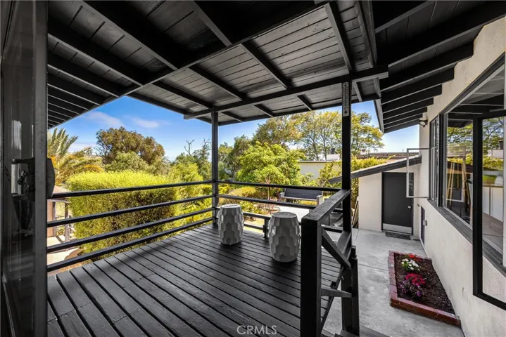 Rear deck