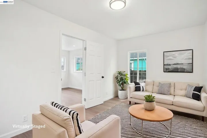 virtually staged family room