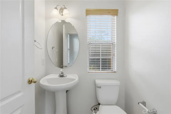 Downstairs powder room