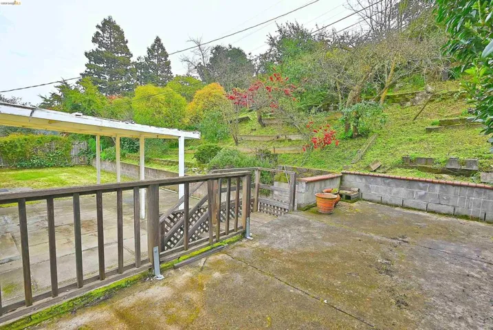 View of patio / terrace featuring stairway