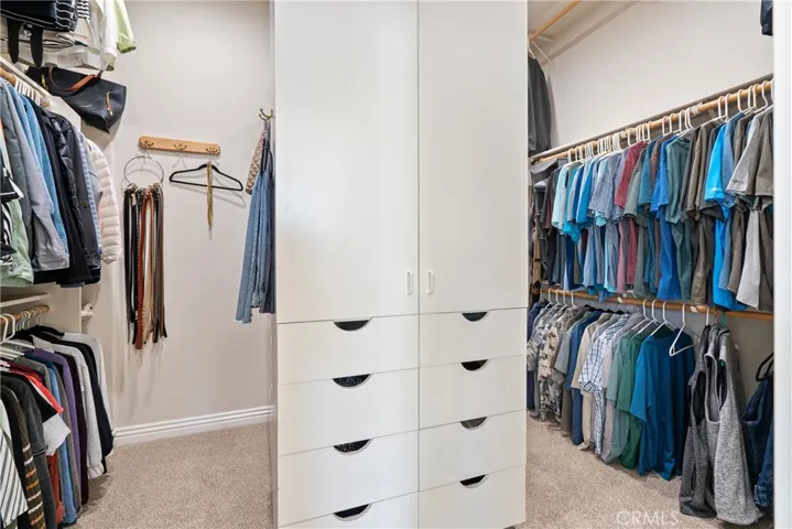 Primary closet