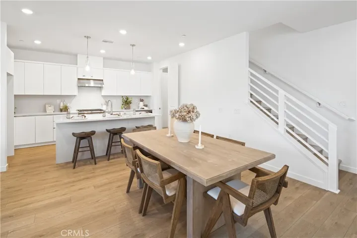Kitchen Open to dining area