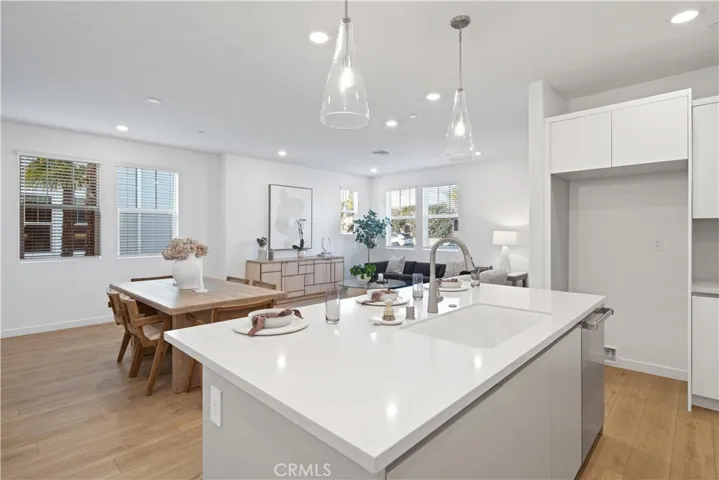 Kitchen Open to dining area