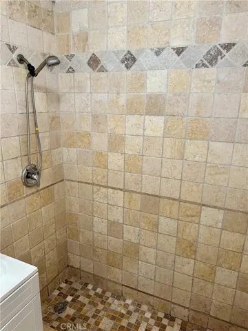 Upgraded bathroom in front unit