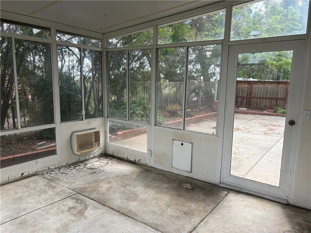 Patio Room outside door