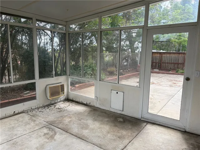 Patio Room outside door