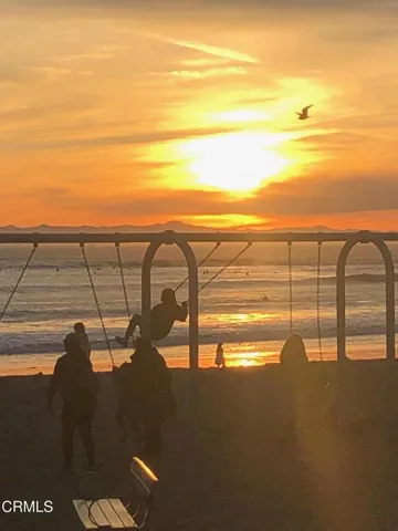 Beach Swing at Sunset