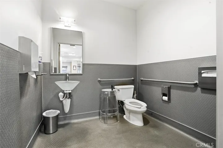 Suite B one of two ADA compliant restrooms