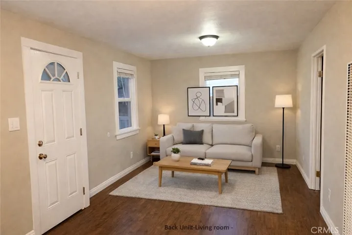 Back Unit - Living room with Virtual Staging