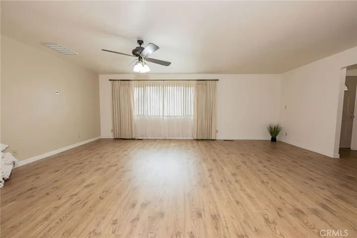 living room from dining/kitchen area