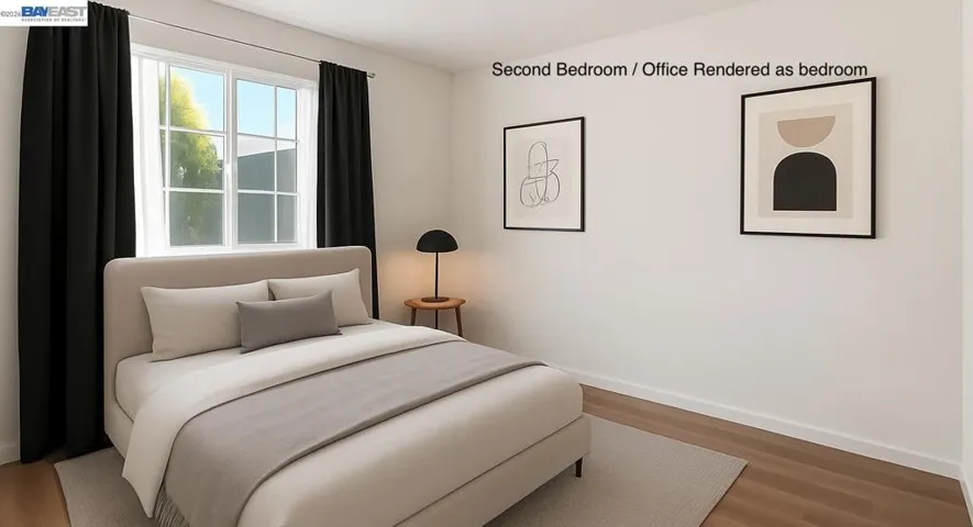 Rendered to be a bedroom