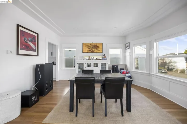 Dining room featuring wood finished floors