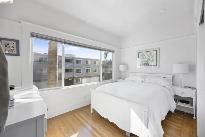 Bedroom featuring light wood finished floors