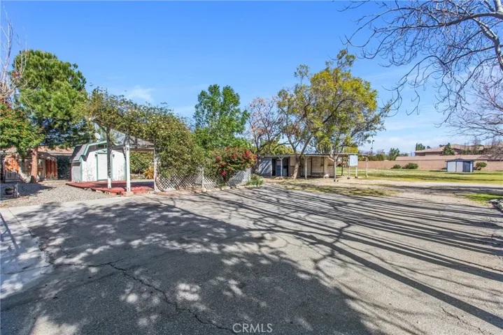 R.V Spaces, large parking area, shop area with a small extra building with laundry hook ups for R.V's, and an additional building with a kitchen.