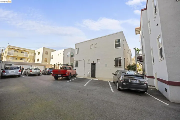 View of uncovered parking lot