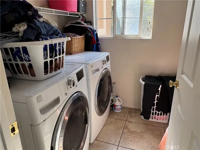 Upstairs laundry