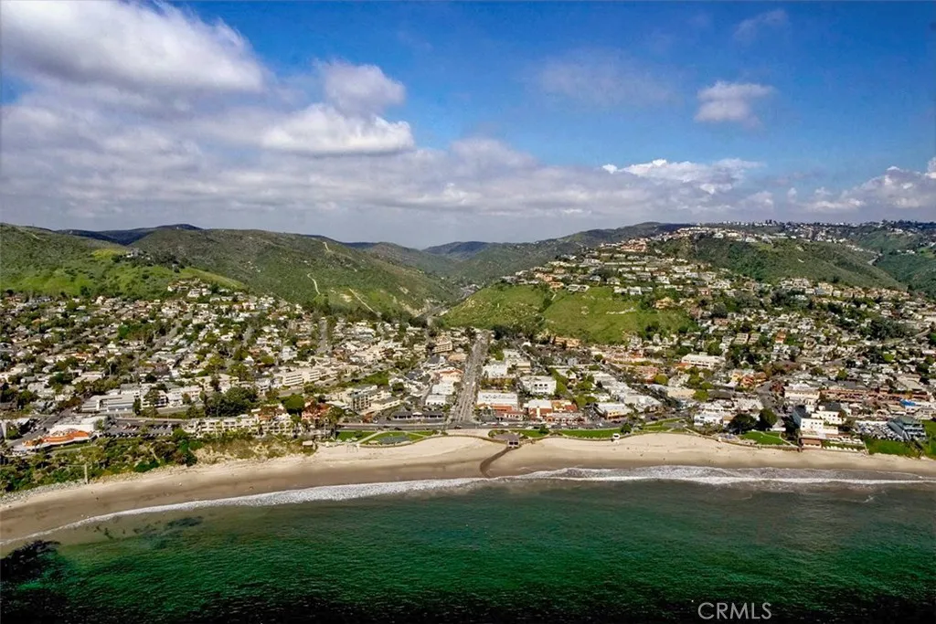 Laguna Beach, California, where the water is turquoise blue and on most days very clear.