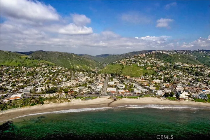 Laguna Beach, California, where the water is turquoise blue and on most days very clear.