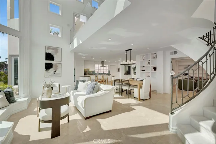 open concept as you entire with 2 story glass