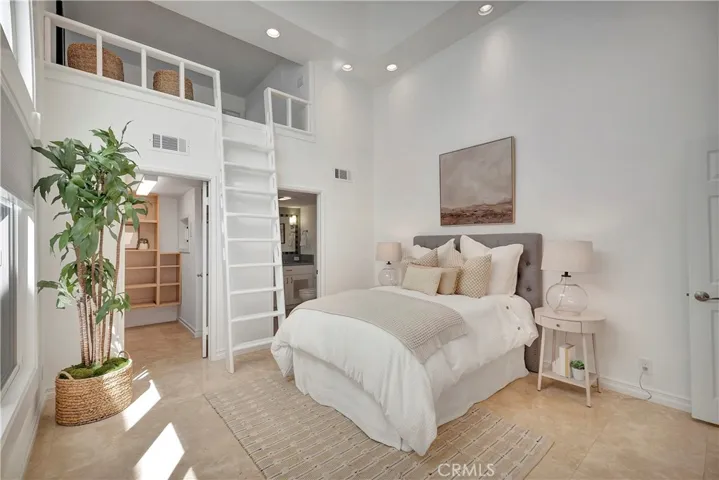 First Floor guest room with loft ensuite and walk-in closet