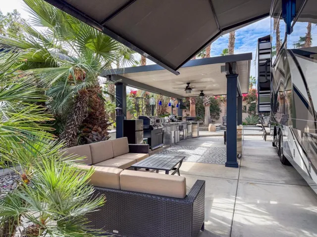 RV lot 126 with pergola and kitchen-5