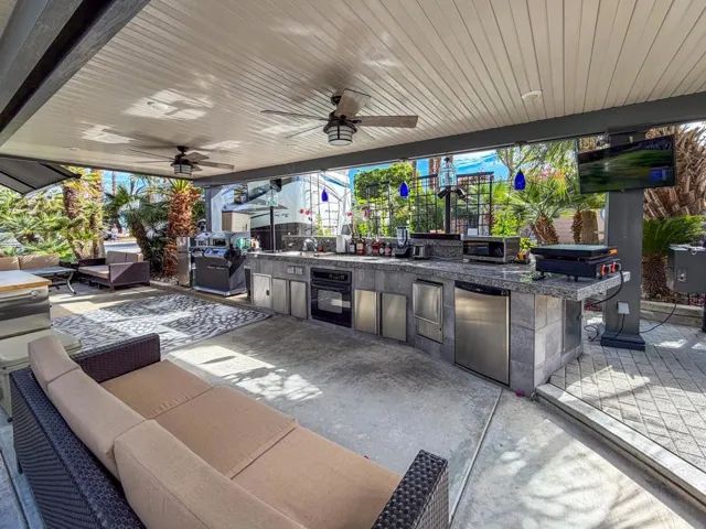 RV lot 126 with pergola and kitchen-10