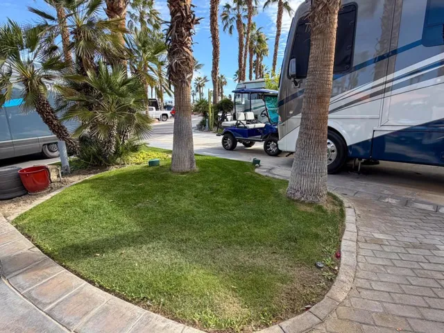 RV lot 126 with pergola and kitchen-2