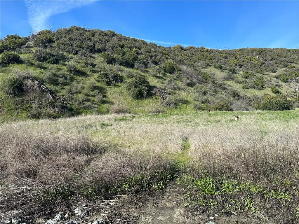 This flat area is just below the hot spring
