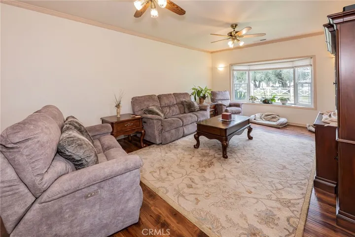 Living Room with window seat