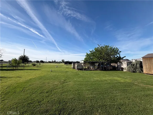 South of the house