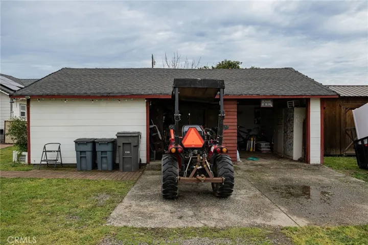 2 car Carport with workshop on the end