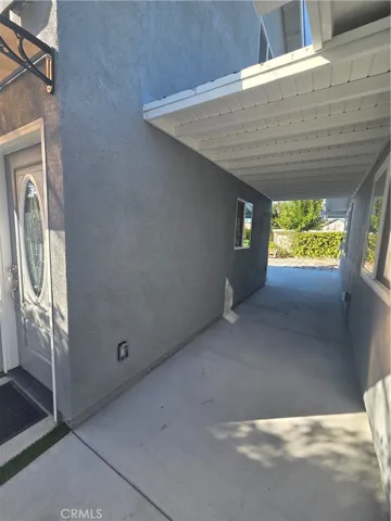 Breezeway from front door